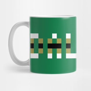 Pixel Hockey City Dallas 1999 Retro Mug